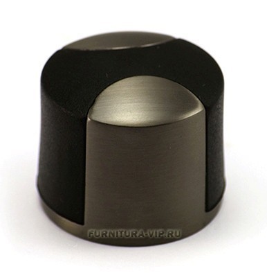 Ограничитель напольный DS1005 0035 BBN-P6, материал Замак, отделка Титан, 35*35*30 мм