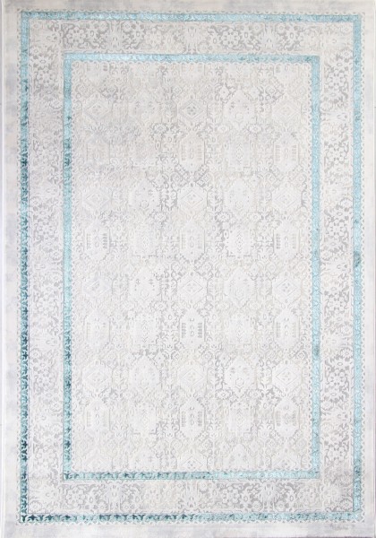 Ковер AMELI 9255A S.L.GREY/P.TURQUOISE 295x500