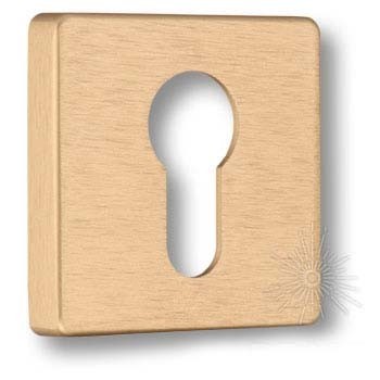 Дополнительные розетки для замка с английским ключом RO11Y ELX5 ROSET, материал Замак, отделка Латунь, 52*52 мм