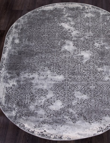 Ковер Armina 3792A grey овал