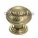 Ручка кнопка "VICTORIAN" 806 30 SN, материал Латунь, отделка Никель, 29*d=30 мм