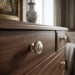 Ручка кнопка "VICTORIAN" 806 30 SN, материал Латунь, отделка Никель, 29*d=30 мм
