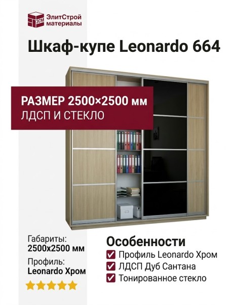 Шкаф-купе Leonardo 664