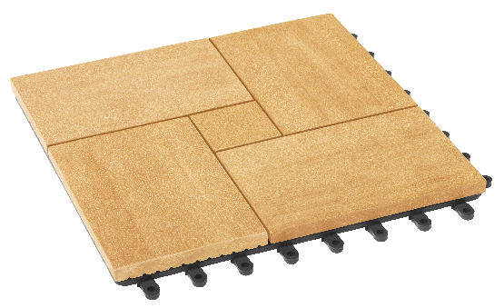 Модульный паркет ДПК GRINDERDECO Люкс 7 "Песчаниковый"