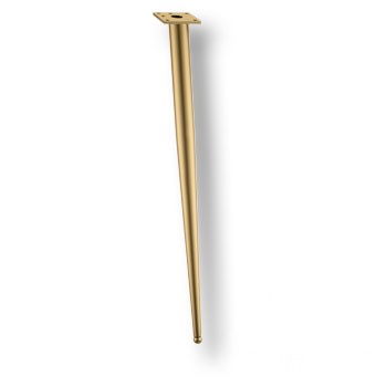 Опора мебельная 1180 BONE Leg 710 мм Gold Varak, материал Замак, отделка Золото