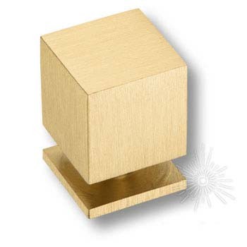 Ручка кнопка SYSTEM 1954 0018 BB, материал Алюминий, отделка Золото, 18*18*18 мм