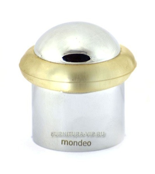 Ограничитель напольный 15-005, материал Латунь, отделка Хром, 39*37 мм