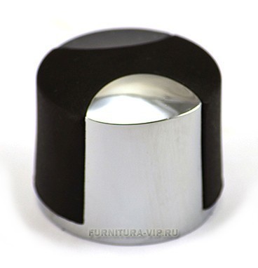 Ограничитель напольный DS1005 0035 CR-P6, материал Замак, отделка Хром, 35*35*30 мм