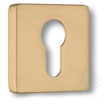 Дополнительные розетки для замка с английским ключом RO11Y GB ROSET, материал Замак, отделка Латунь, 52*52 мм