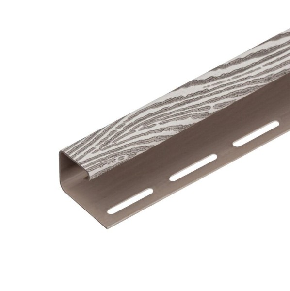 J-профиль Tecos Lux, цвет "Алтайская береза"