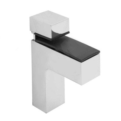 Полкодержатель КВАДРО SU16AZCR, материал Замак, отделка Хром