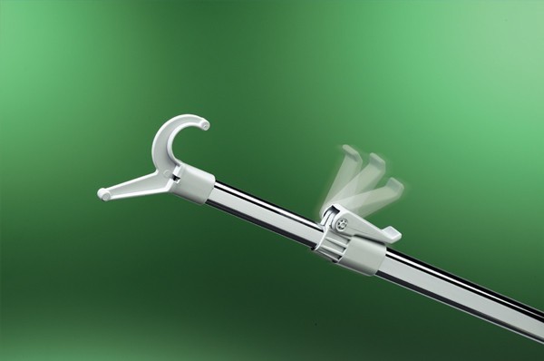 Съёмник телескопический для плечиков TELESTICK, материал Хром, цвет Серый, отделка Хром