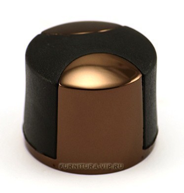 Ограничитель напольный DS1005 0035 RS-P6, материал Замак, отделка Медь, 35*35*30 мм