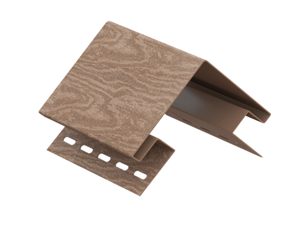 Наружный угол Ю-Пласт, Timberblock, Кедровый, Натуральный