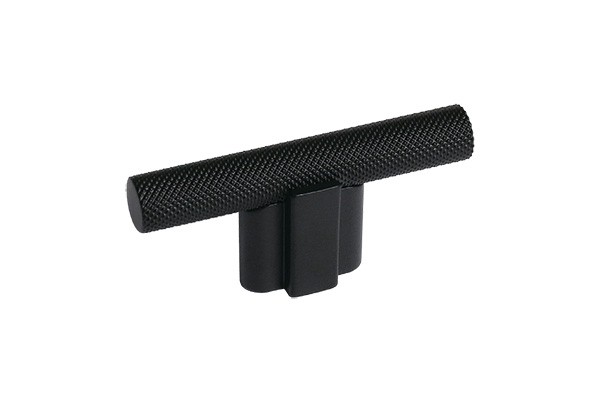 Ручка кнопка 8.1170.0016.0252, материал Замак, цвет Чёрный, отделка Черный, 65*15*29 мм