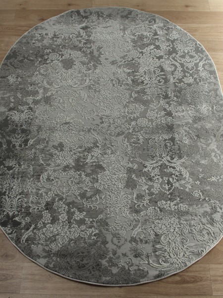 Ковер Armina 3764A grey овал