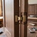 Петля скрытая цилиндрическая CI-K003, материал Латунь, отделка Латунь, D=16мм;  A: 25мм; B: 16,7мм;  C: 3; D: 3мм