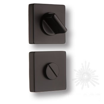 Дополнительные розетки для сантехнического замка RO11W6 AL6 ROSET, материал Замак, цвет Чёрный, отделка Черный, 52*52 мм