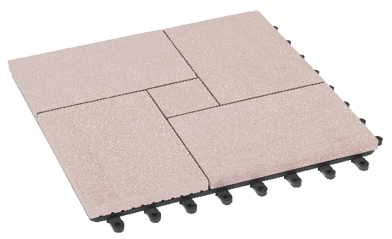 Модульный паркет ДПК GRINDERDECO Люкс 7 Белый дуб