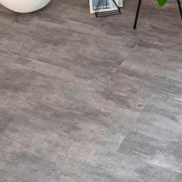 Виниловый пол Vinilam коллекция CERAMO VINILAM Glue Цемент Серый 71616