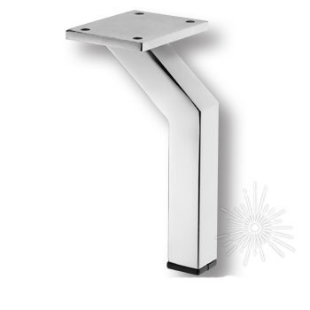 Опора мебель KAX-0289-0160-A01, материал Сталь, отделка Хром