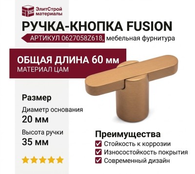 Ручка кнопка FUSION 0627058Z618