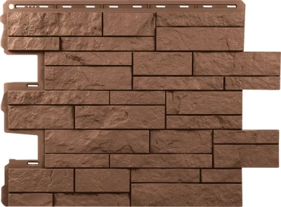 Фасадная панель Альта-Профиль, Шотландия ЭКО Терракотовый