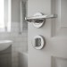 Дополнительные розетки для сантехнического замка RO12W6 CR ROSET, материал Замак, отделка Хром, d=52 мм