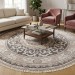 Ковер Farsi/Mashad 1500 G145 Melange pink круг 250x250