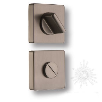 Дополнительные розетки для сантехнического замка RO11W6 BBN ROSET, материал Замак, отделка Титан, 52*52 мм