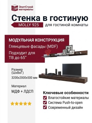 Стенка в гостиную MOLLY 925