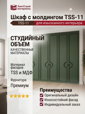 Шкаф с молдингом TSS-11