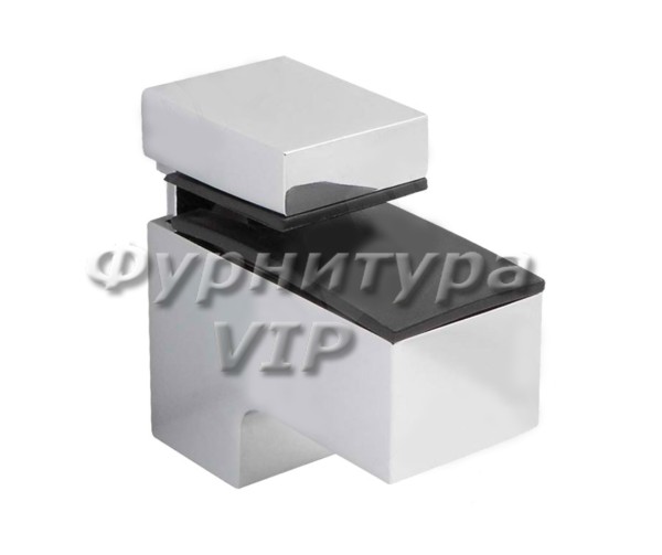 Полкодержатель КВАДРО SU15AZCR, материал Замак, отделка Хром