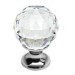 Ручка кнопка Linea Cali 200200PB040CR, материал Латунь, отделка Кристаллы Swarovski Хром, d=40 мм