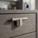 Ручка кнопка 8.1170.0016.0911, материал Замак, отделка Никель, 65*15*29 мм