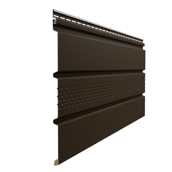 Софит Элит с центральной перфорацией в цвете коричневый