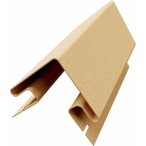 Наружный угол для фасадных термопанелей Доломит 20 мм, желтый цвет.