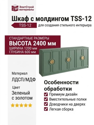 Шкаф с молдингом TSS-12