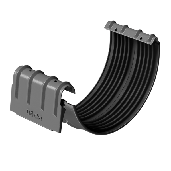 Соединитель желобов Docke Stal Premium, Цвет графит