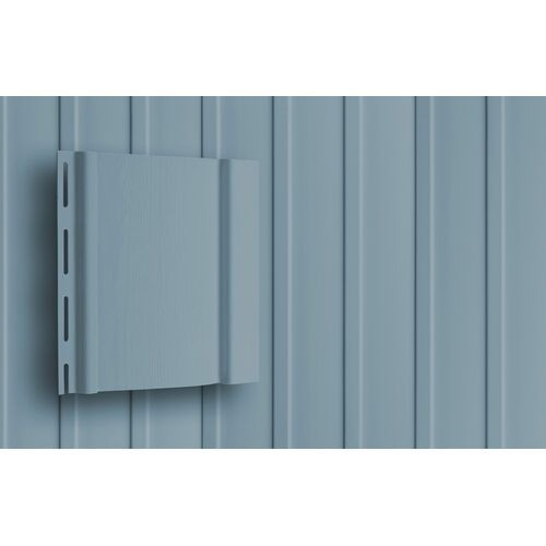 Вертикальный сайдинг Grand Line, цвет голубой