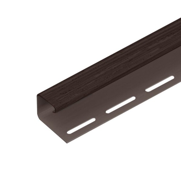 J-профиль Tecos Lux, цвет Бразильская вишня