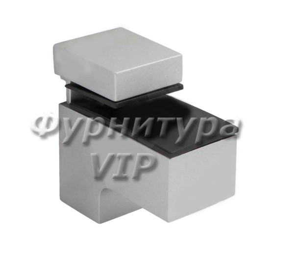 Полкодержатель КВАДРО SU15AZVC, материал Металл Пластик, отделка Алюминий