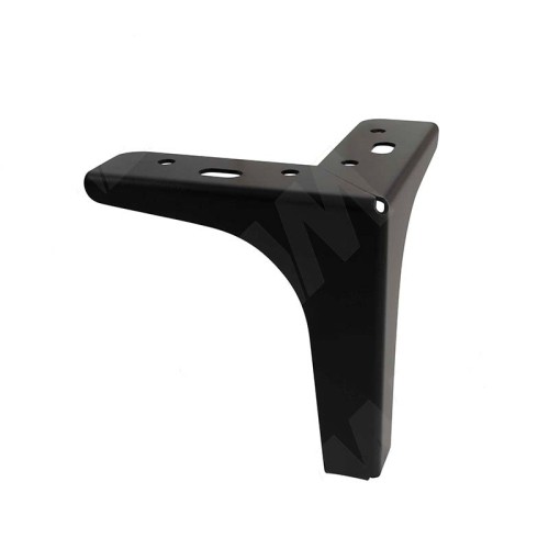 Опора мебельная FIX024.135.BL, материал Металл, отделка Черный, 135,5*135*135 мм