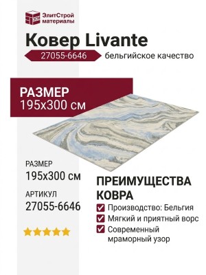 Ковер Livante 27055-6646 195x300