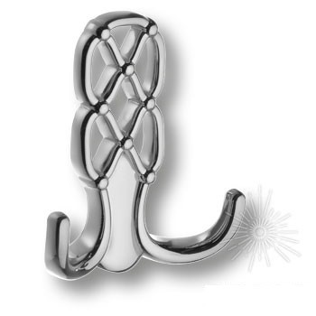 Крючок 737MP02, материал Замак, отделка Хром, 28*74*90 мм