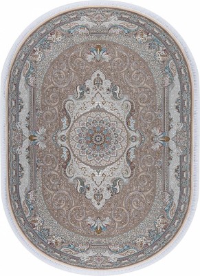 Ковер Farsi/Mashad 1500 G144 Nescafee овал 200x300