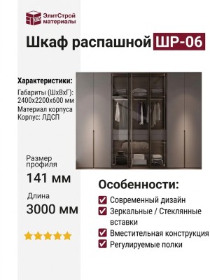 Шкаф распашной ШР-06