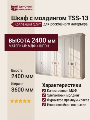 Шкаф с молдингом TSS-13