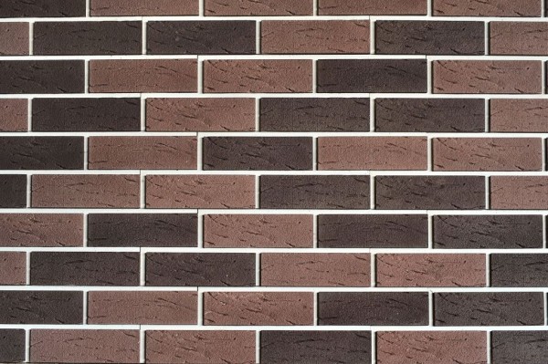 Фасадная плитка Кирисс Фасад, Трехцветный клинкерный кирпич №38