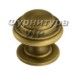 Ручка кнопка Cotalli 38733 ANT.GOLD , материал Латунь, отделка Бронза, d=25 мм